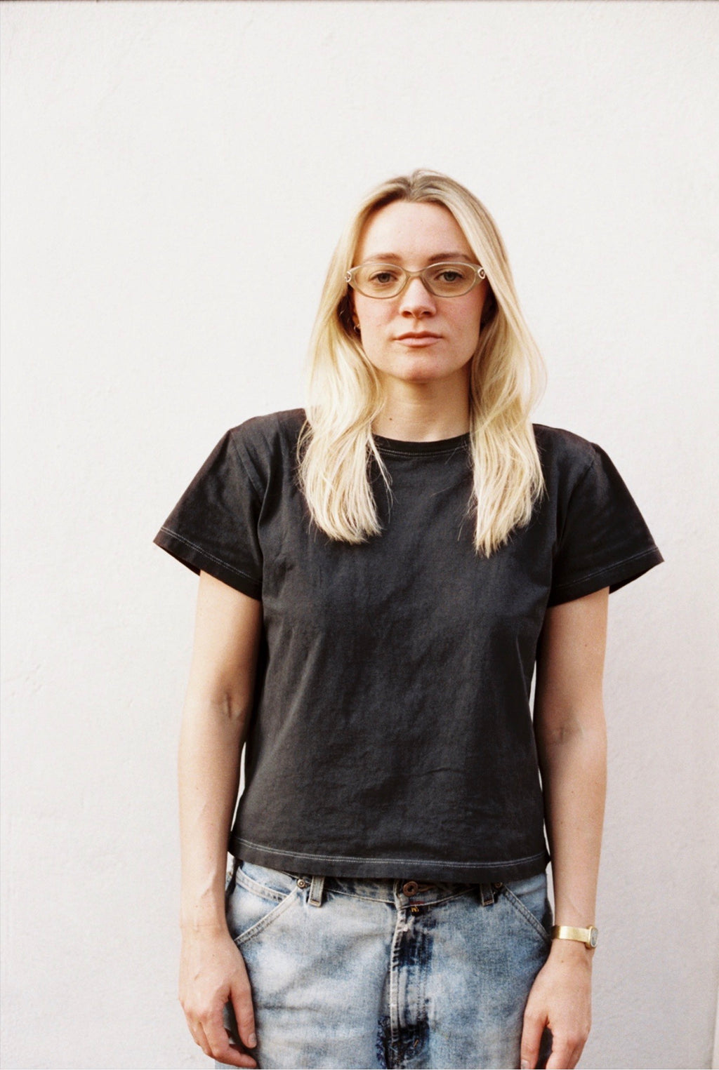 THE ORIGIN TEE in Mineral Black