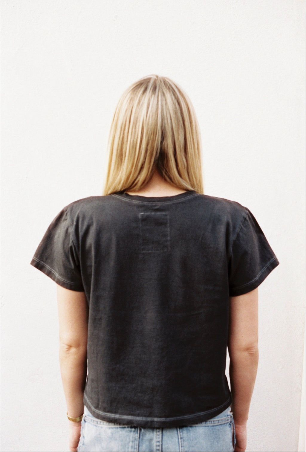 THE ORIGIN TEE in Mineral Black